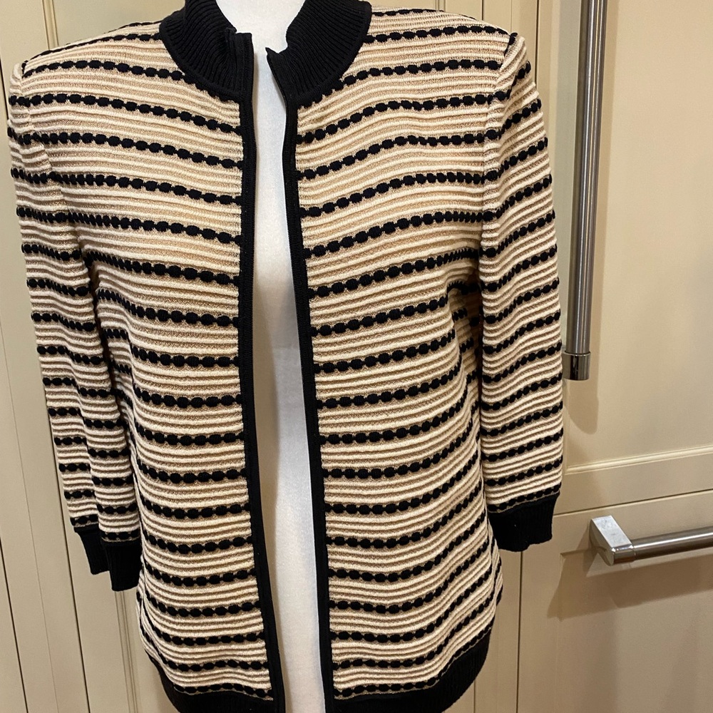 St. John Knit Zip Jacket-Beautiful zip jacket.